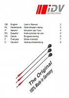 Gebrauchsanleitung Sicherheitspfeile mehrsprachig Gebrauchsanleitung Sicherheitspfeile mehrsprachig